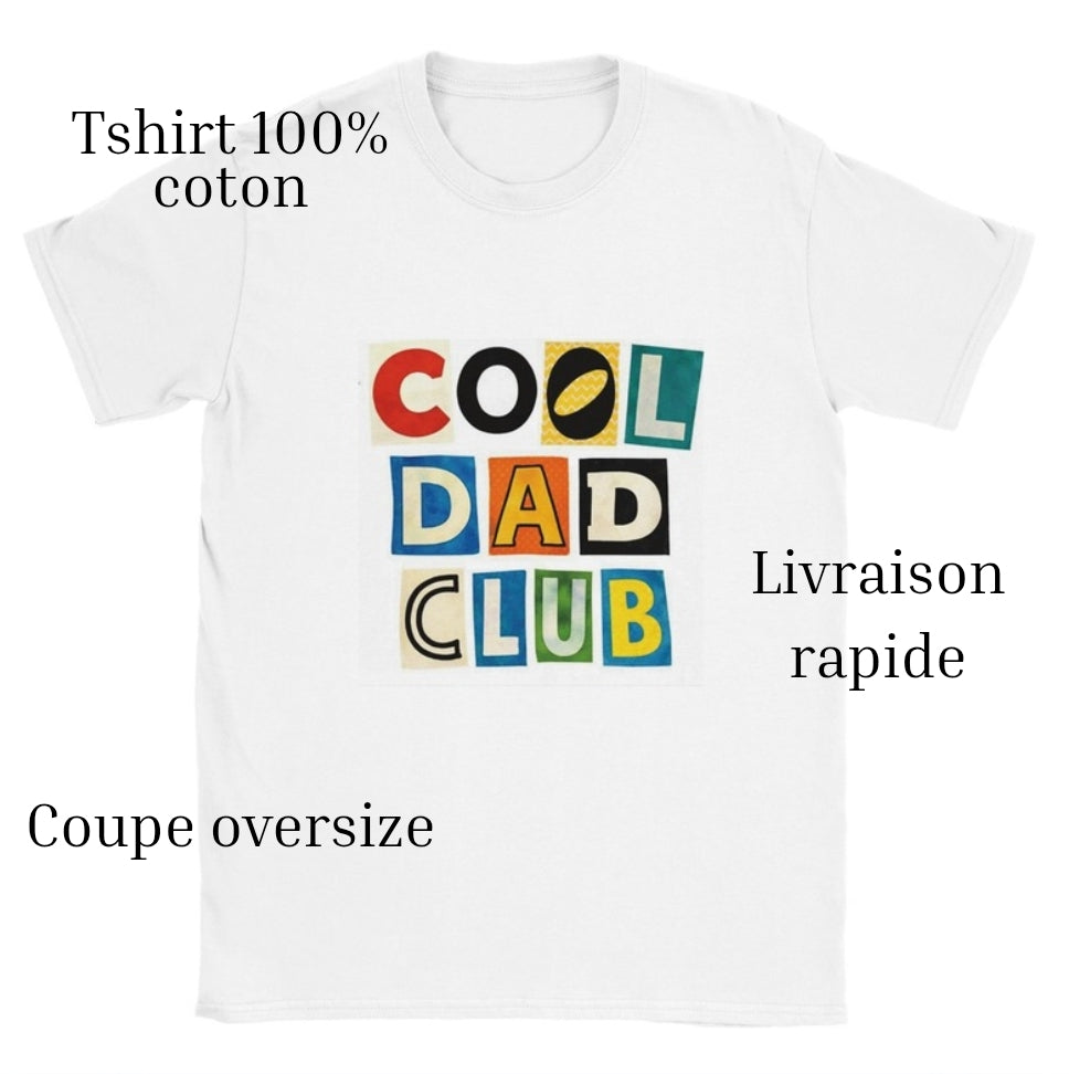 tshirt cool dad club futur papa cadeau naissance